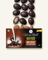 Almond Nutties 35 gms - 0% sugar - Pack Of 2