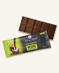 Cocoa Bar with almonds -35 grams (No added Sugar) - Pack of 2