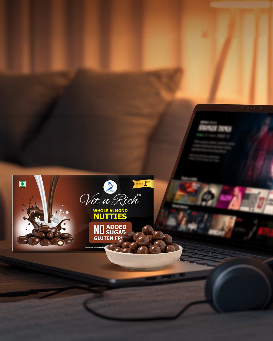 Almond Nutties 35 gms - 0% sugar - Pack Of 2