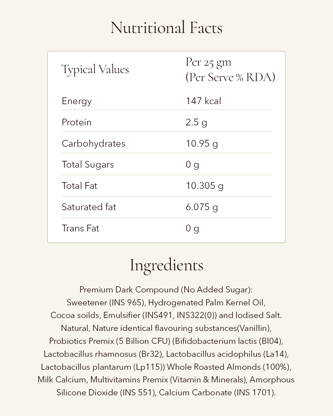 Zero Sugar Almond Nutties 50 gms - Pack Of 2