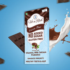 Healthy Cocoa Bar with No Added Sugar 50gms