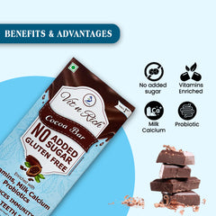 Healthy Cocoa Bar with No Added Sugar 50gms