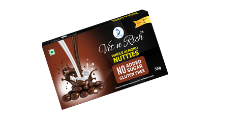 Healthy Almond Nutties 35 gms - Pack Of 2